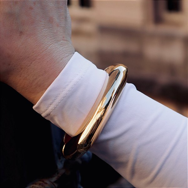 Bracelete Power Frame Dourado