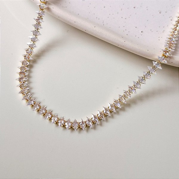 Colar Riviera Navete