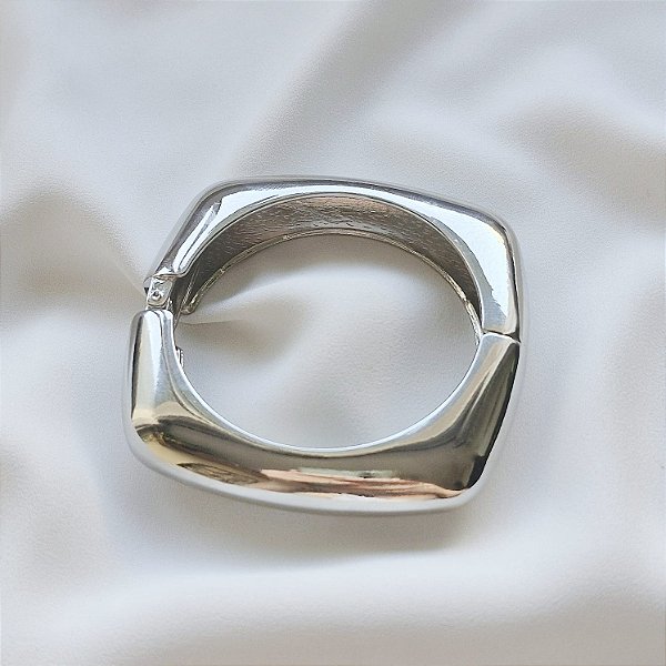 Bracelete Power Frame Prateado