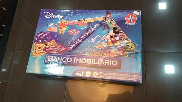 (NOVO - CAIXA AVARIADA) Banco Imobiliário Disney 2ªEd.