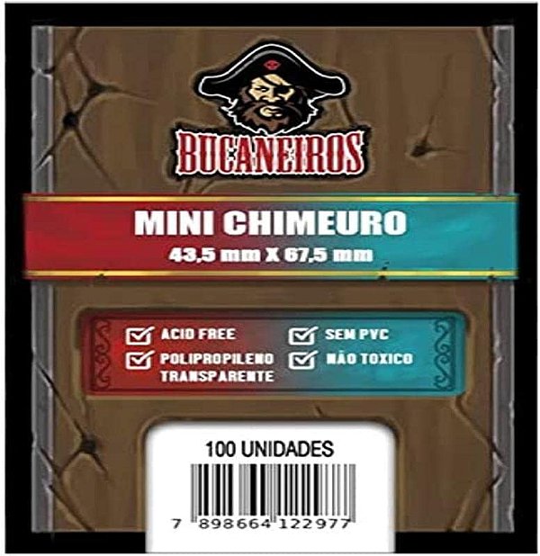 Sleeve Mini Chimeuro (43,5 x 67,5) - Bucaneiros
