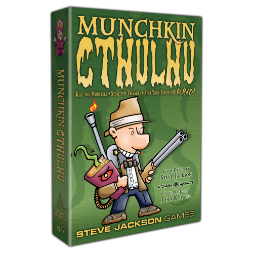 USADO Combo Munchkin Cthulhu + Expansões 2 e 3 + Card Box Oficial