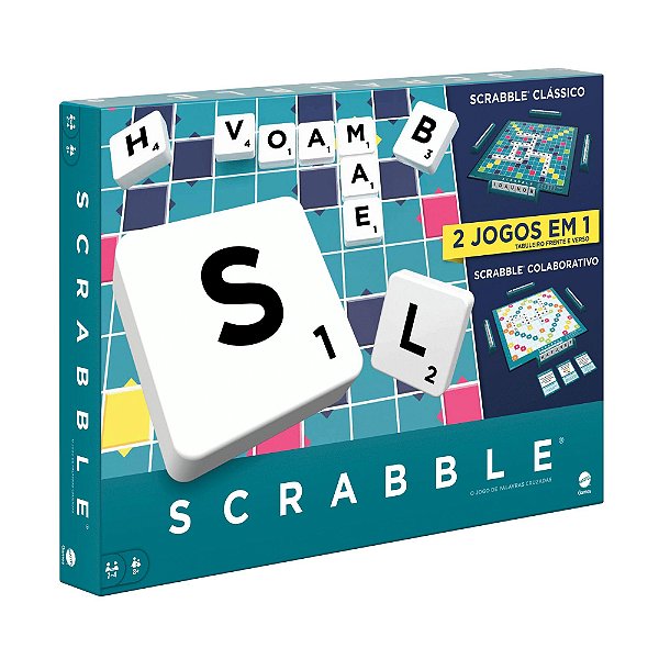 Scrabble: 2 em 1 (Jogo de Tabuleiro)
