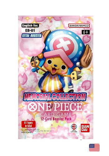 One Piece Card Game Memorial Collection Booster Avulso (EB01)