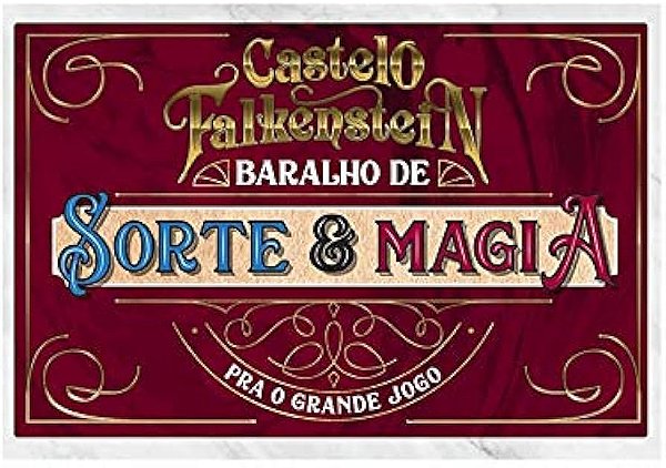 Castelo Falkenstein: Conjunto de Cinco Suplementos + Baralho de Sorte e Magia (RPG)