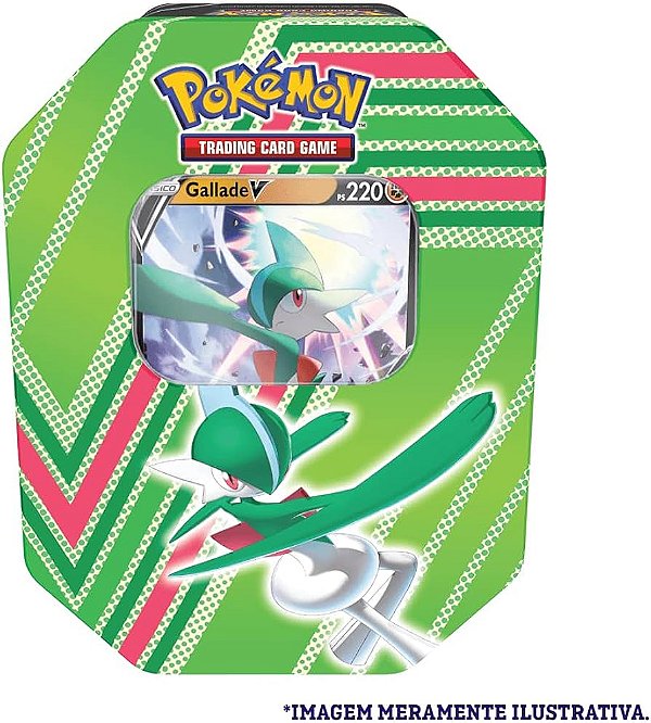 Pokémon TCG - Lata Potencial Oculto - Gallade-V