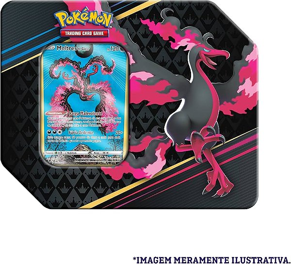 Pokémon TCG - Realeza Absoluta - Lata Lendários de Galar: Moltres