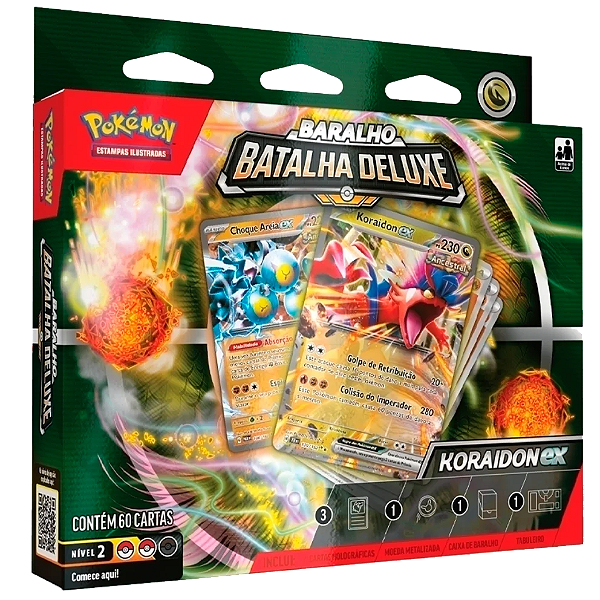 Pokémon TCG - Baralho de Batalha Deluxe: Koraidon Ex