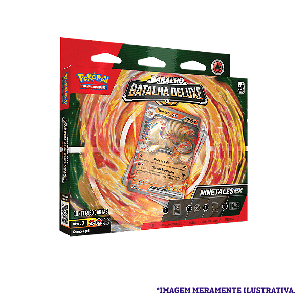 Pokémon TCG - Baralho de Batalha Deluxe: Ninetales Ex