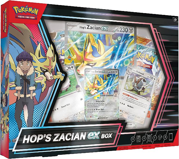 Pokémon TCG: Journey Together - Hop's Zacian Box (Inglês)