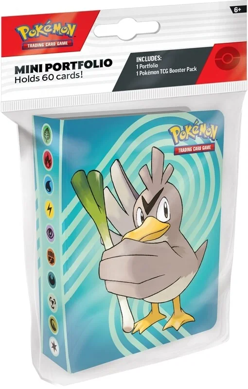 Pokémon TCG: Portfolio Farfetch'd + Journey Together Booster (Inglês)