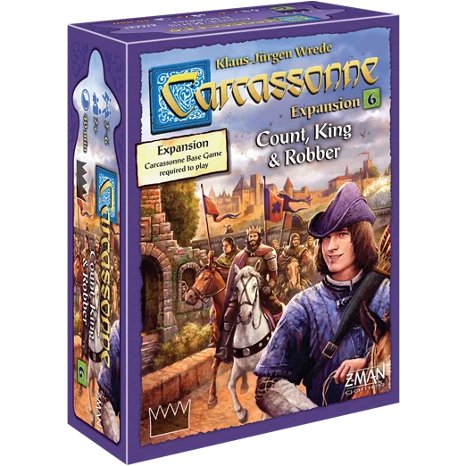 Carcassone Count, King e Robber Expansão (Inglês)
