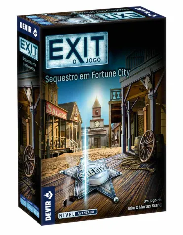Exit Sequestro Em Fortune City (Jogo de Tabuleiro) Devir