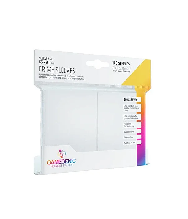 Gamegenic Prime Sleeves Branco