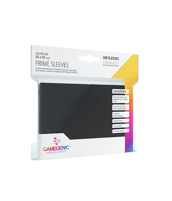 Gamegenic Prime Sleeves Preto
