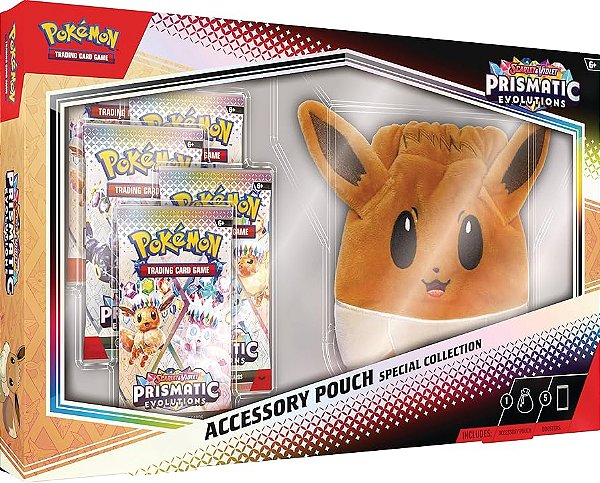 Pokemon TCG: Prismatic Evolutions - Accessory Pouch - Ingles