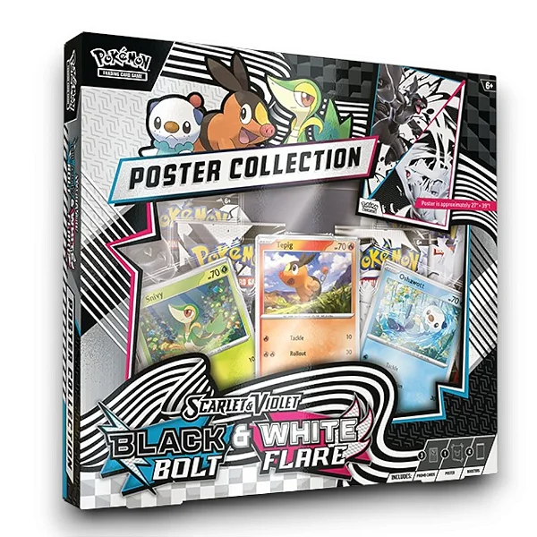 Pokemon TCG: Black Bolt & White Flare - Unova Poster Collection - Ingles