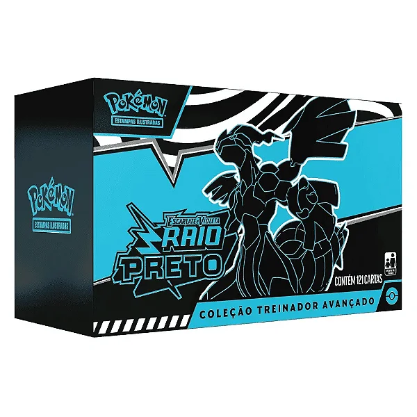 Pokémon TCG - Raio Preto - Box Treinador Avançado