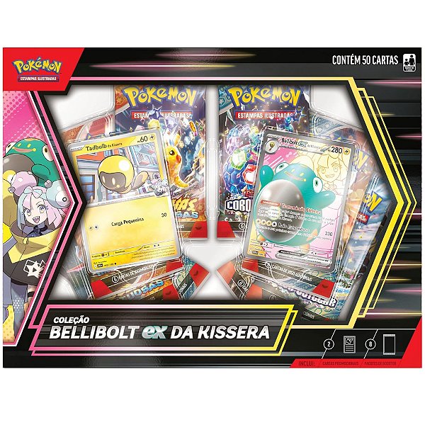 Pokémon TCG: Box Coleção Bellibolt Ex da Kissera