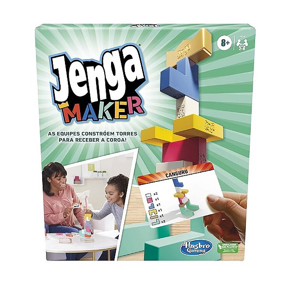 Jenga Maker (Jogo de Tabuleiro) Hasbro