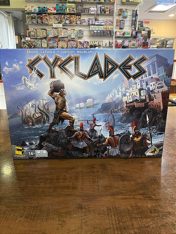 USADO - Cyclades (1ª Edição) com Insert e Sleeves - Galápagos