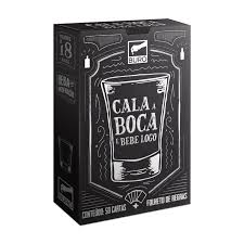 Cala a Boca e Bebe Logo (Jogo de Tabuleiro) Buró