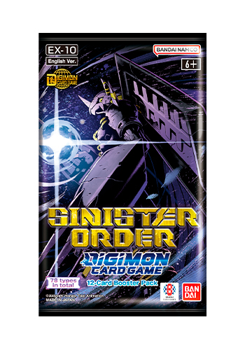 Digimon TCG: Sinister Order (EX-10) - Booster Avulso