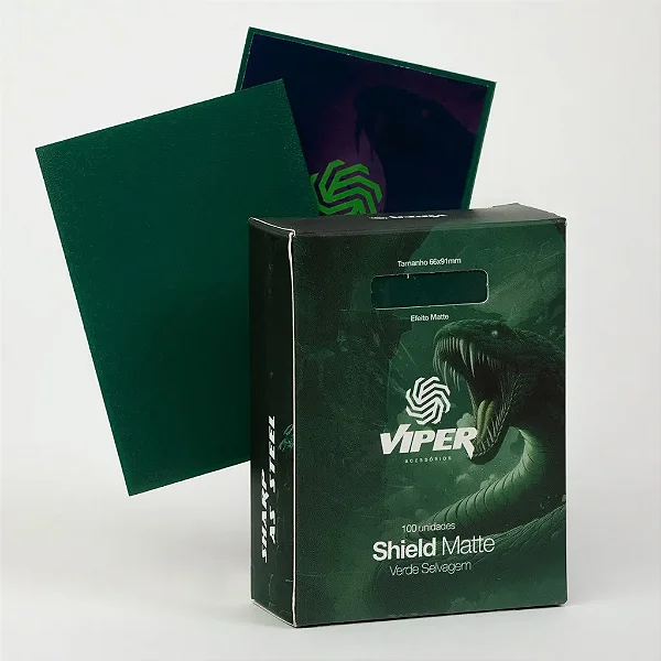 Shield Viper Matte Verde Selvagem 66x91mm