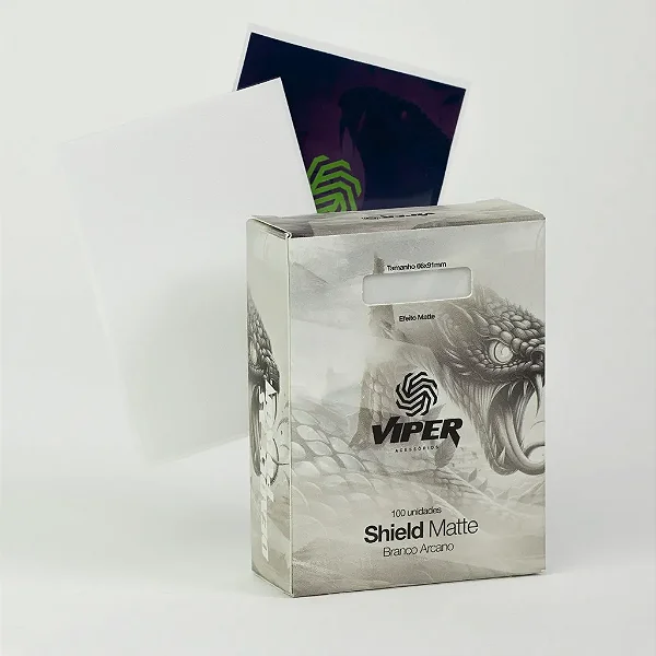 Shield Viper Matte Branco Arcano 66x91mm