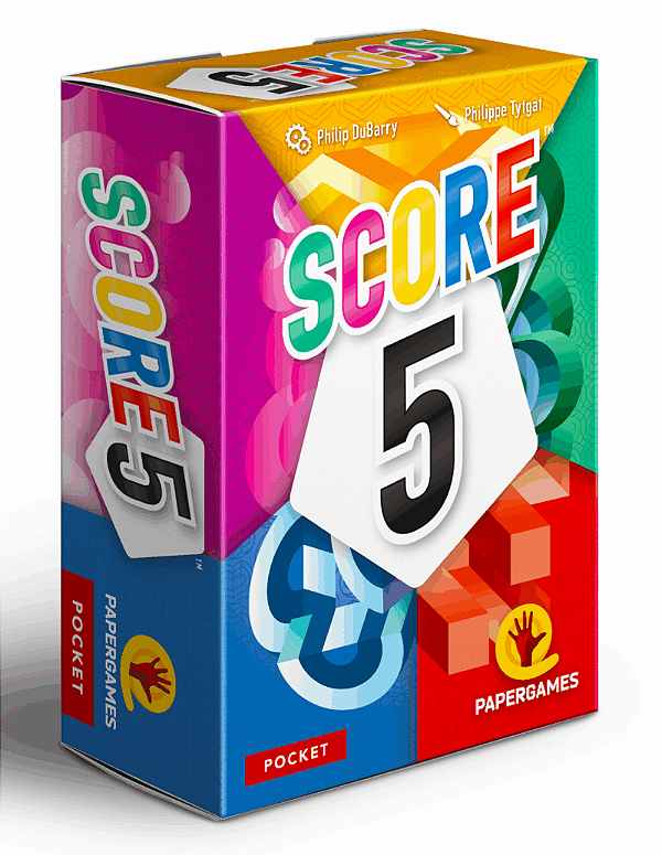 Score 5 (Jogo de Tabuleiro) - Paper Games