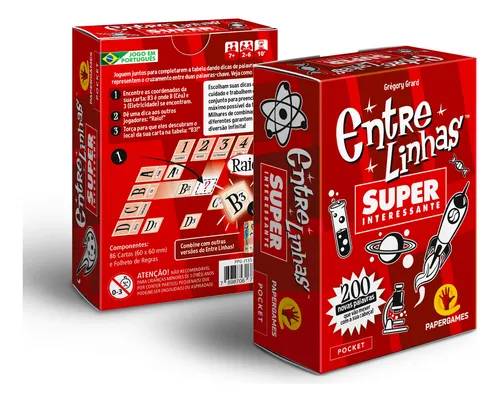 Entre Linhas Superinteressante (Jogo de Tabuleiro) - Paper Games
