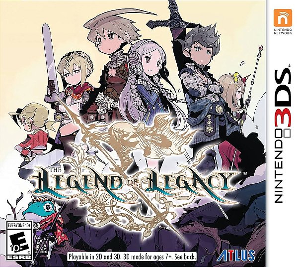 USADO - The Legend of Legacy (Mídia Física Nintendo 3DS)