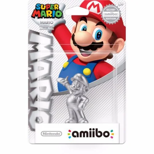 Amiibo Super Mario - Silver Mario