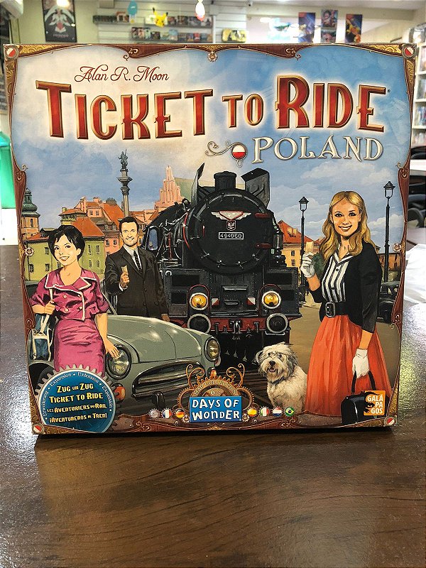 SEM LACRE - Ticket to Ride: Polônia (Expansão)