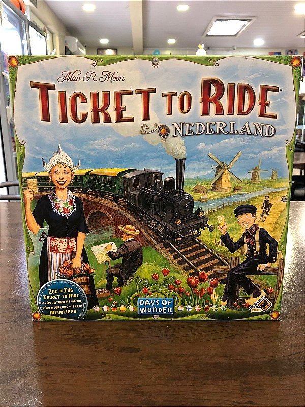 SEM LACRE - Ticket to Ride: Nederland (Expansão)