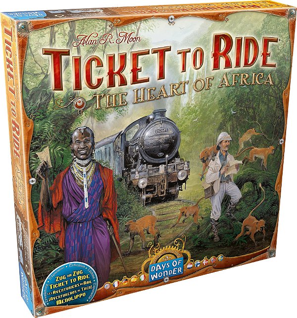 SEM LACRE - Ticket to Ride: The Heart of Africa (Expansão)