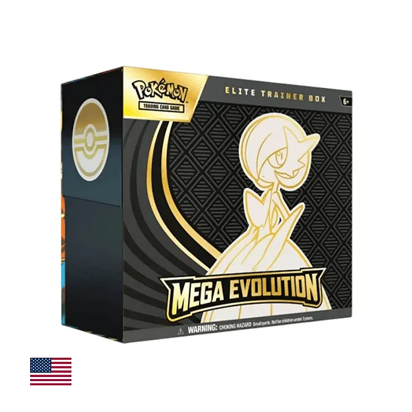 Pokemon TCG: Mega Evolution - Elite Trainer Box - Ingles - Caixa e Sleeves : Gardevoir