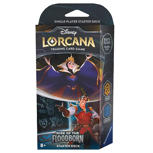 Lorcana TCG: Rise of the Floodborn - The Evil Queen e Gaston - Single Player Deck