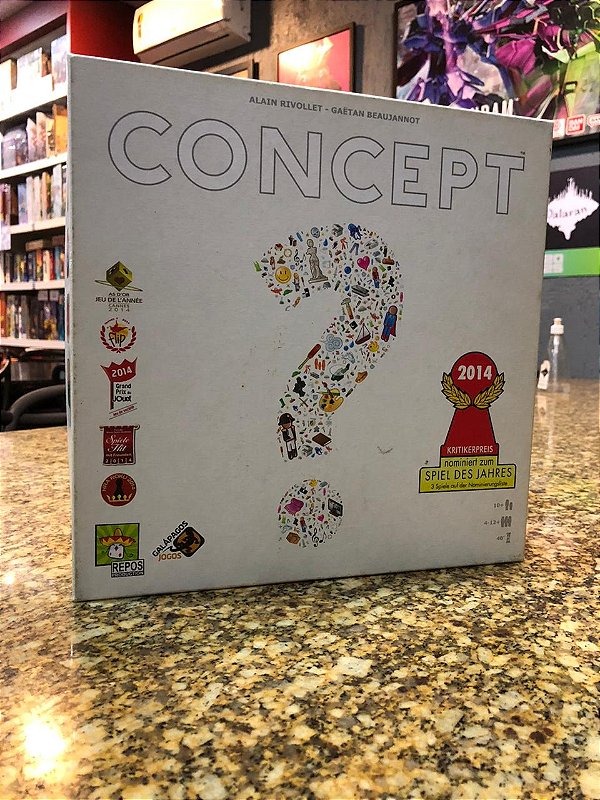 USADO - Concept (Jogo de Tabuleiro) Sleevado - Galápagos