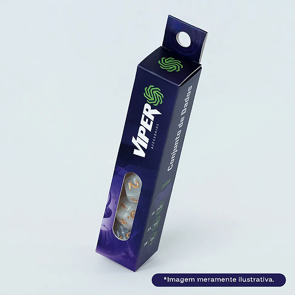 Kit de Dados Viper Branco (7 unid)
