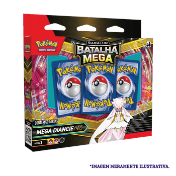 Pokémon TCG: Baralho de Batalha Mega Deck:Mega Diance
