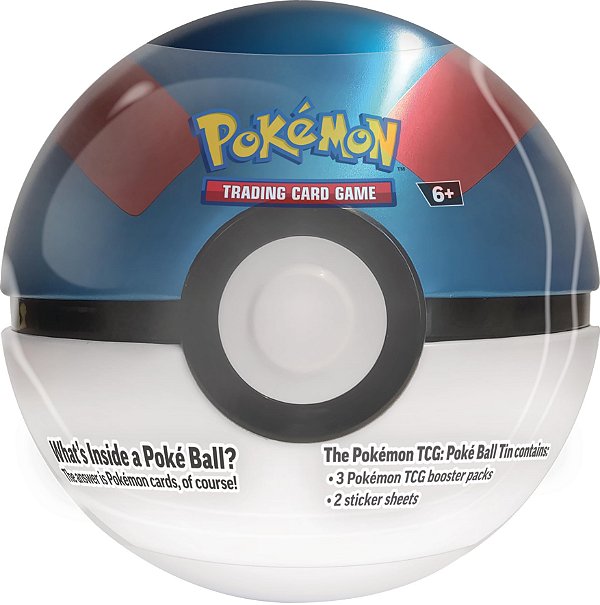 Pokemon TCG: Lata Pokeball Tin (2024)  Assortment - Ingles Tipo:Great Ball