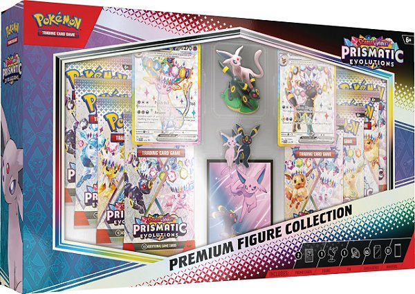 Pokemon TCG: Prismatic Evolutions - Premium Figure Collection - Ingles