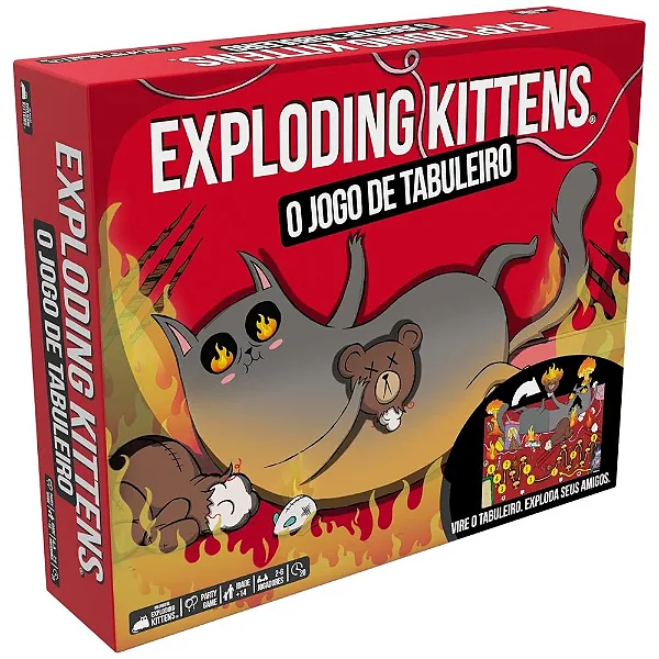 Exploding Kittens: O Jogo de Tabuleiro - Galápagos