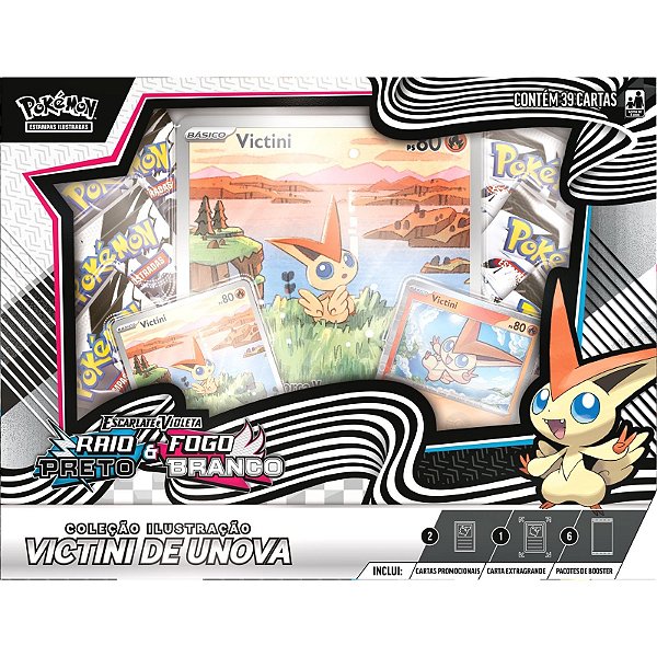 Pokémon TCG: Raio Preto e Fogo Branco - Coleção Victini