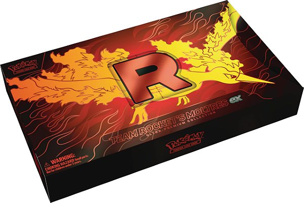 Pokemon TCG: Team Rocket's Moltres Ex Ultra Premium Collection - Ingles