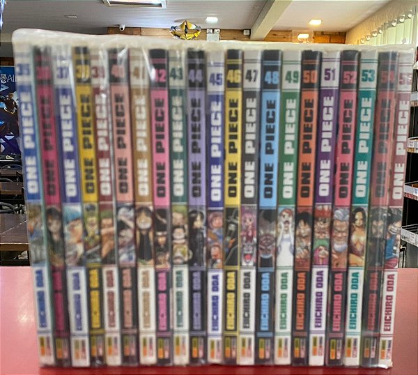 Combo Mangás One Piece (Volumes #35 ao #55)