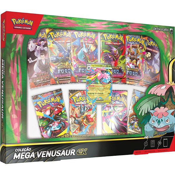Pokémon TCG: Coleção Mega Venusaur Ex