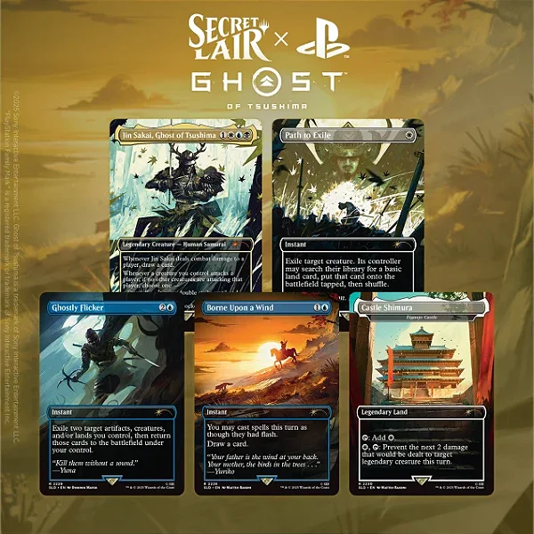 Magic: The Gathering - Secret Lair Drop - Ghosts of Tsushima: Shadow Samurai - Regular