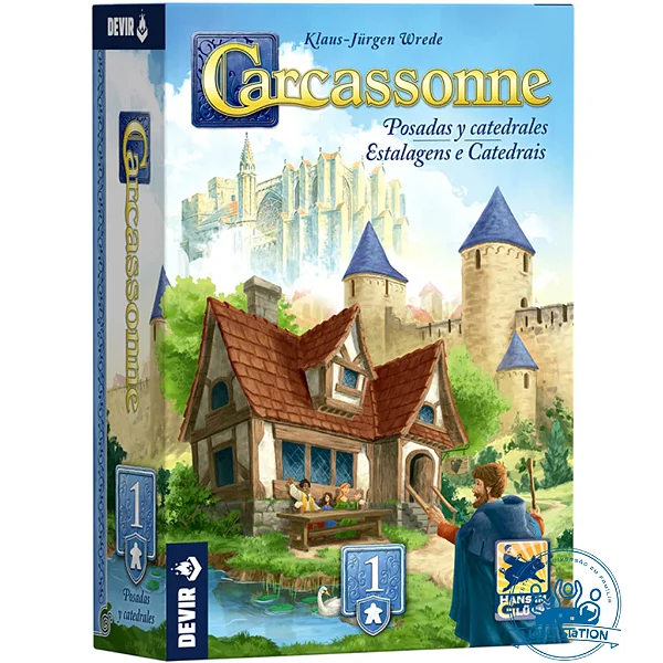 Carcassonne Expansão 6 - Justas e Timbres - Nova Edição - Devir